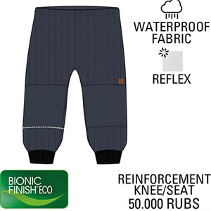 Mikk-Line - Duvet Boys Pants, Blue Nights